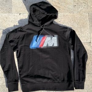 BMW Black Hoodie with Blue, Red, Silver Logo